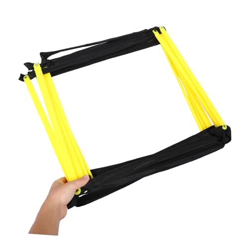 Abaodam Foldable Agility Ladder Training Pad for Football Soccer Multifunctional Rope Ladder for Footwork Speed Drills and Sports Exercises Portable and Lightweight Go Training