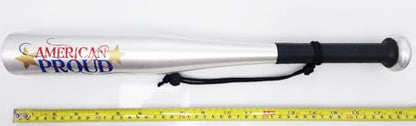 Ultima Supply Baseball Bat, Aluminum One Hand 18-Inch Training Bat, Softball Bat, Home/Car/Self Defense, Batting Practice, Aluminum Bat, Truck Tire Checker Bat Fishwacker Camping Gear tire Thumper - style: American Proud