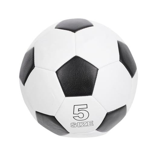 Operitacx Size 5 Pu Soccer Ball, Machine Sewn Football for Training and Match Play, Sturdy Outdoor Soccer Ball Suitable for Adult and Youth Practice