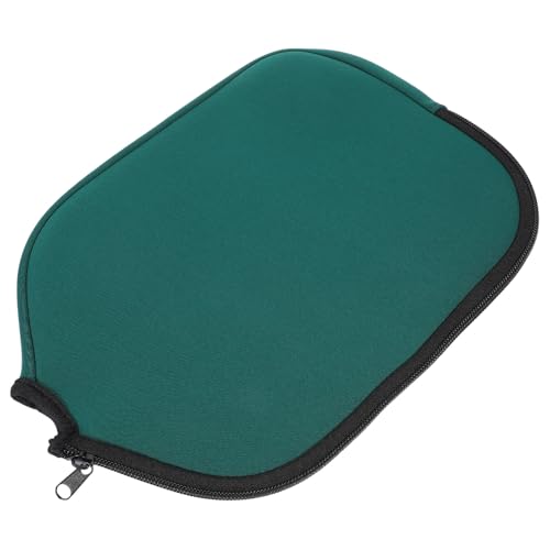 Table Tennis Paddle Protective Sleeve Green Neoprene Scratch-resistant Portable Storage Case for Racket Bag Suitable for Outdoor and Indoor