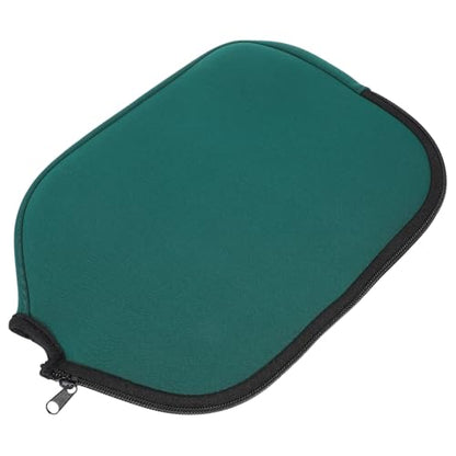 Table Tennis Paddle Protective Sleeve Green Neoprene Scratch-resistant Portable Storage Case for Racket Bag Suitable for Outdoor and Indoor
