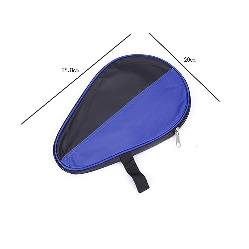lasenersm 1 Piece Table Tennis Bag Table Tennis Racket Cover Case Pingpong Paddle Cover Case Pingpong Storage Bag Table Tennis Bat Cover Case Table Tenni Paddles Bag, Blue