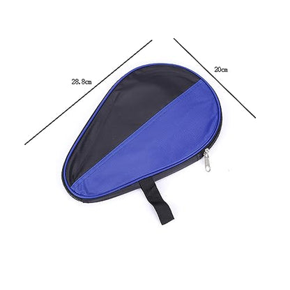 lasenersm 1 Piece Table Tennis Bag Table Tennis Racket Cover Case Pingpong Paddle Cover Case Pingpong Storage Bag Table Tennis Bat Cover Case Table Tenni Paddles Bag, Blue