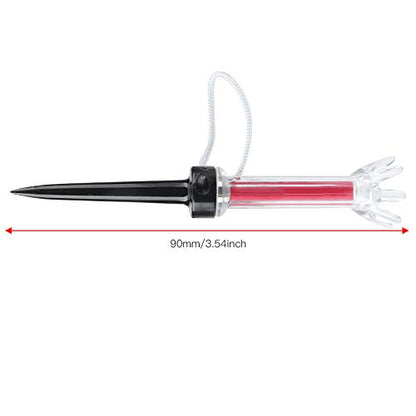 Magnetic Golf Tees 5Pcs, Flexible Magnetic Plastic Golf Tee with Connecting Rope, Rubber Golf Tees for Driving Range Mats Training and Practice(90mm)