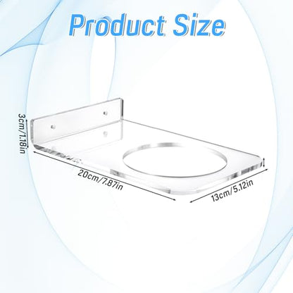 4 Pcs Basketball Holder Wall Mount, Acrylic Ball Display Rack Wall Mount Clear Sports Ball Storage Hanger for Football Soccer Volleyball Rugby