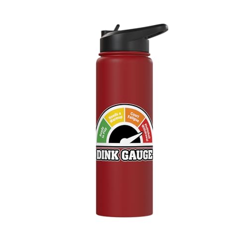 Stainless Steel Insulated Water Bottle - color: Red