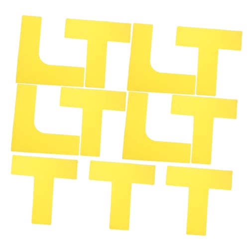 POPETPOP 12pcs Court Marker Kit Durable Weather Resistant Court Tape for Easy Setup Concrete or Grass Enhancing Practice Sessions and Game Experience