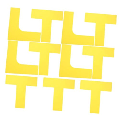 POPETPOP 12pcs Court Marker Kit Durable Weather Resistant Court Tape for Easy Setup Concrete or Grass Enhancing Practice Sessions and Game Experience