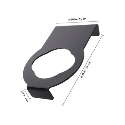 UPKOCH 2 Pcs Wall Mount Ball Holder Organizer Basketball Storage Rack for Football Soccer Volleyball Rugby Transparent Acrylic - color: Black