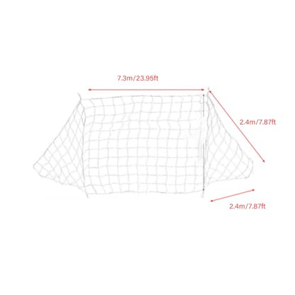 Goal Net, Soccer Equipment Sports Replacement Soccer Goal Post Net Soccer Goal Post, Portable for Sports Match Training - size: 24X8FT