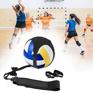 QWORK Rebounder Training Equipment, Volleyball Rebounder with Neoprene 3000X Technology – Ball Return Trainer for Volleyball, Soccer, Basketball, Water Polo