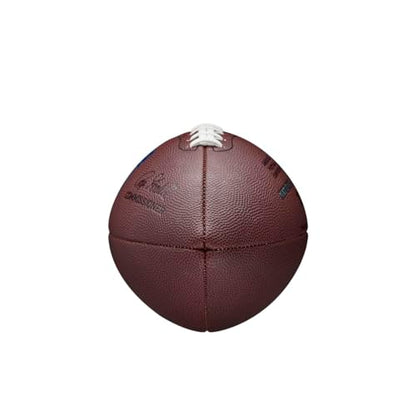 WILSON NFL Authentic Footballs - The Duke - color: Brown, size: Official, style: Replica