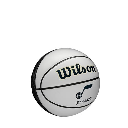 WILSON NBA Team Autograph Mini Basketball - Utah Jazz, Size 3-22"