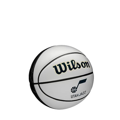 WILSON NBA Team Autograph Mini Basketball - Utah Jazz, Size 3-22"