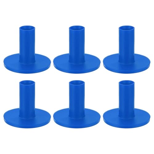 Rubber Golf Practice Tee, Rubber Driving Tee-Fitting for (Indoor/Outdoor/Golf Hitting Mats/Courses/Backyards/Lawns) - color: Blue, size: 1.7 Inch
