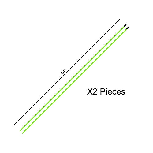 MVP Sport Golf Alignment Rods (MorodZ) Training Aid 2-Pack (Lime)