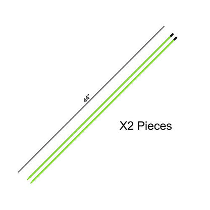 MVP Sport Golf Alignment Rods (MorodZ) Training Aid 2-Pack (Lime)