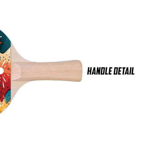 Custom Ping Pong Paddle – Add Your Name or Message – Funny & Personalized Gift for Table Tennis Lovers – Durable Racket for Casual Play – Choose from 4 Unique Designs Printed on Bumpy Rubber - style: World's Okest