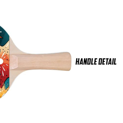 Custom Ping Pong Paddle – Add Your Name or Message – Funny & Personalized Gift for Table Tennis Lovers – Durable Racket for Casual Play – Choose from 4 Unique Designs Printed on Bumpy Rubber - style: World's Okest