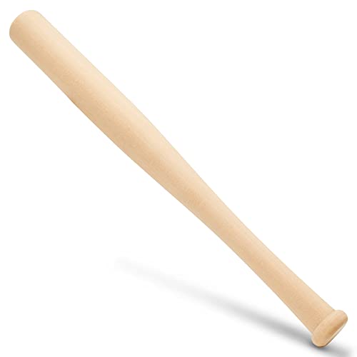 Wood Baseball bat 12 Inch Pack of 2 Unfinished Mini Wood Baseball Bat, Small Bat, Party Decor, Bedroom, Crafts, by Woodpeckers
