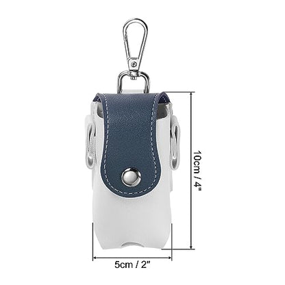 PATIKIL Golf Ball Waist Bag, Golf Ball Carry Pouch with Tee Holder, Buckle, Clip for Women Men Belt Golf Storage - color: Blue