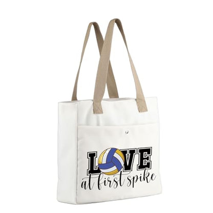 MBMSO Volleyball Tote Bag for volleyball players Volleyball Lover Gift Volleyball Mom tote Team coach Gift volleyball gym bag