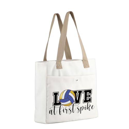 MBMSO Volleyball Tote Bag for volleyball players Volleyball Lover Gift Volleyball Mom tote Team coach Gift volleyball gym bag