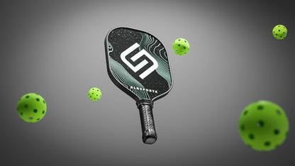 Pickleball Paddles | USAPA Approved Carbon Fiber Paddles/Fiberglass Pickleball Rackets Set of 2 | Carrying Case, 4 Balls | Pickleball Raquets for Kids and Adults - style: Fiberglass Set of 2