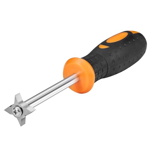 Sukiise Golf Club Groove Sharpener, Re-Grooving Tool and Cleaner for All Irons Pitching Sand Lob Gap and Approach Wedges, Generate Optimal Backspin, Groove Repair Tool, Tungsten Carbide Head