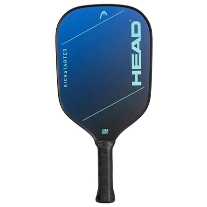 HEAD Kickstarter Pickleball Paddle - Beginner Friendly, Fiberglass Face, Elongated Shape, Blue - color: Blue
