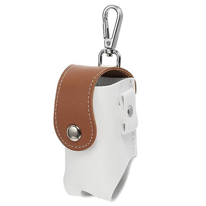PATIKIL Golf Ball Waist Bag, Golf Ball Carry Pouch with Tee Holder, Buckle, Clip for Women Men Belt Golf Storage - color: Brown