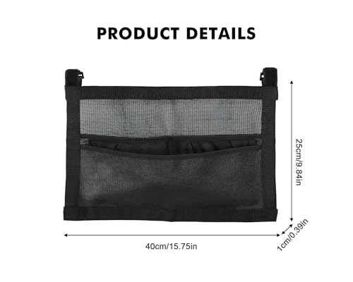 Ping Pong Paddle Case with Breathable Mesh Storage Bag, Under Table Ping Pong Ball Holder Container, Portable Table Tennis Ball Storage Organizer for Pickleball Paddles & Sports Accessories