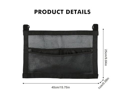 Ping Pong Paddle Case with Breathable Mesh Storage Bag, Under Table Ping Pong Ball Holder Container, Portable Table Tennis Ball Storage Organizer for Pickleball Paddles & Sports Accessories
