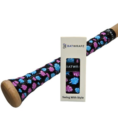 Bat Grip Tape for Baseball - Softball Precut and Pro Feel Bat Grip Tape Replacement - color: Cotton Candy