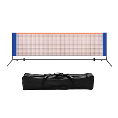 Generic Pickleball Net Portable Pickleball Net for Driveways Pickleball Net System with Metal Frame Includes Carrying Bag and Easy Assembly Made of Po - size: 3.1m