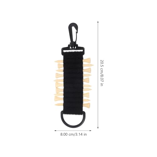 POPETPOP 1 Set of Golf Tee Holder: Hanging Tee Holder for Golf Bag, Portabletee Organizer for Women Men Golfers Bag Pouch Leather Belt Backpack Accessories