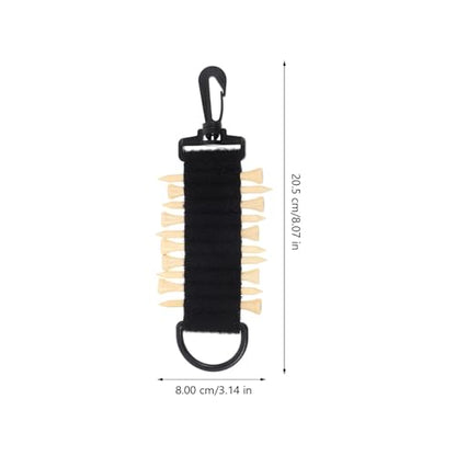 POPETPOP 1 Set of Golf Tee Holder: Hanging Tee Holder for Golf Bag, Portabletee Organizer for Women Men Golfers Bag Pouch Leather Belt Backpack Accessories
