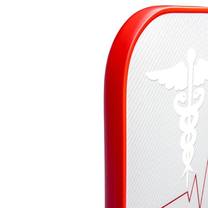 Diadem Rush Pickleball Paddle Series | USAPA Approved | Lightweight Fiberglass 16mm Paddle with Fiberglass Surface for Spin & Control | Stunning Color Options Including First Responder Series