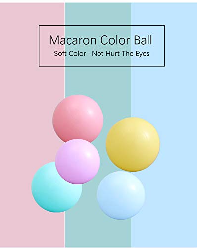 MoonxHome Ball Pit Balls for Toddlers, BPA Free Crush Proof Plastic Toy Balls for Ball Pit, Children's Pool Water Toys, Macaron Ocean Balls for Play Tent 2.15 Inch Pack of 100 200 500 800 1000 - color: A-transparent