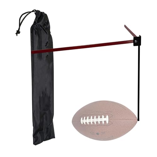 Ready Football Practice Stand Featuring Ergonomic Handle and Quick Setup Sturdy Football Shirt - color: Red