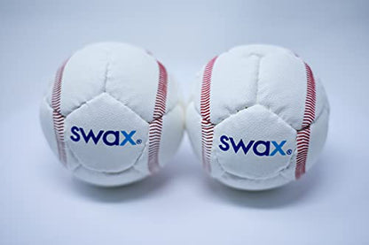 Game Master Swax Training Baseball 2 Pack, White/red