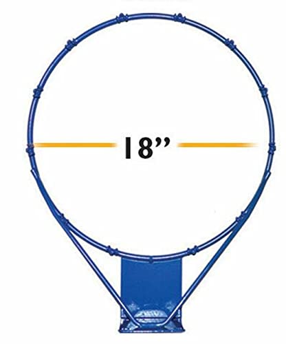 DUNNRITE Products Replacement Stainless Steel Vinyl Coated Replacement Pool Basketball Rims - style: Poola Hoop (RIM750; Navy Color)