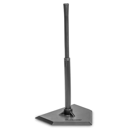 GoSports Baseball & Softball Batting Tees - Choose Jr. or Standard - Adjustable Rubber Hitting Tee - color: Standard Black