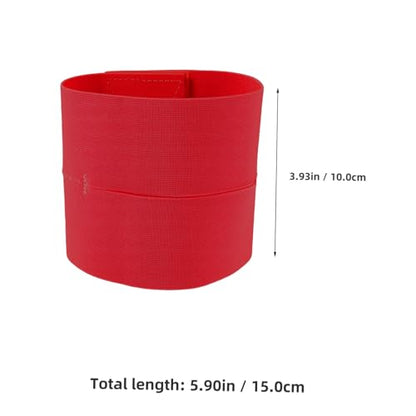 Baseball Glove Wrap Band Softball Mitt Shaper with Elastic Design for Formation Breathable Open Structure Fits All Red Color