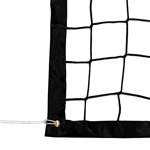 Sanung 32 FT x 3 FT Volleyball Net, Professional Training Standard Size Replacement Sports Volleyball Net for Backyard Beach Pool Indoor Outdoor Use Without Poles