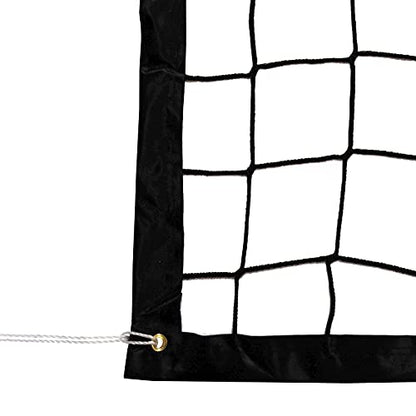 Sanung 32 FT x 3 FT Volleyball Net, Professional Training Standard Size Replacement Sports Volleyball Net for Backyard Beach Pool Indoor Outdoor Use Without Poles