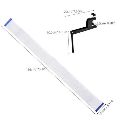 POPETPOP Table Tennis Net Clamps Pong Net Set Post for Outdoor Indoor Retractable Easy Installation