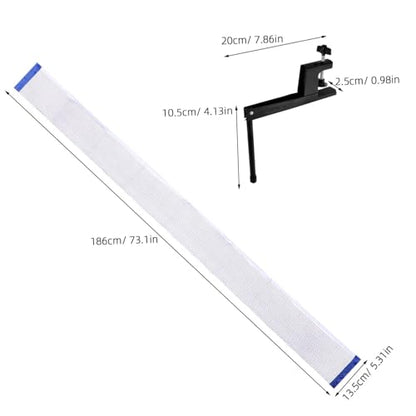 POPETPOP Table Tennis Net Clamps Pong Net Set Post for Outdoor Indoor Retractable Easy Installation