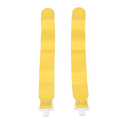 Adjustable Flag Football Set, 5 PCS PP Flag Football Belts with 2 Flags Each, Durable Youth and Adult Training Equipment for, Beach Games, Birthday Parties (Yellow)