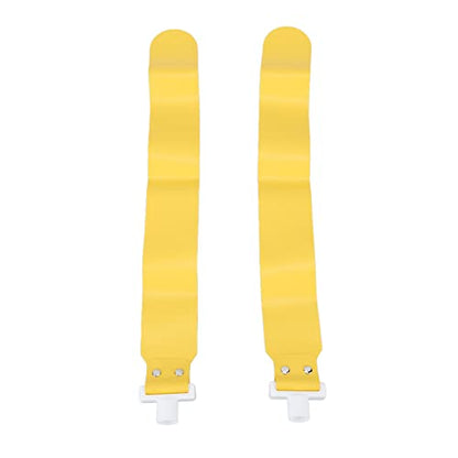 Adjustable Flag Football Set, 5 PCS PP Flag Football Belts with 2 Flags Each, Durable Youth and Adult Training Equipment for, Beach Games, Birthday Parties (Yellow)